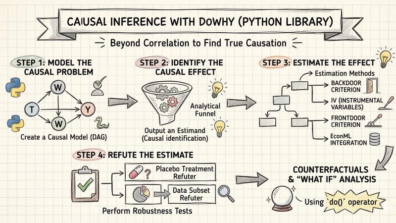 Introducción a la inferencia causal: el enfoque DoWhy con el conjunto de datos Lalonde