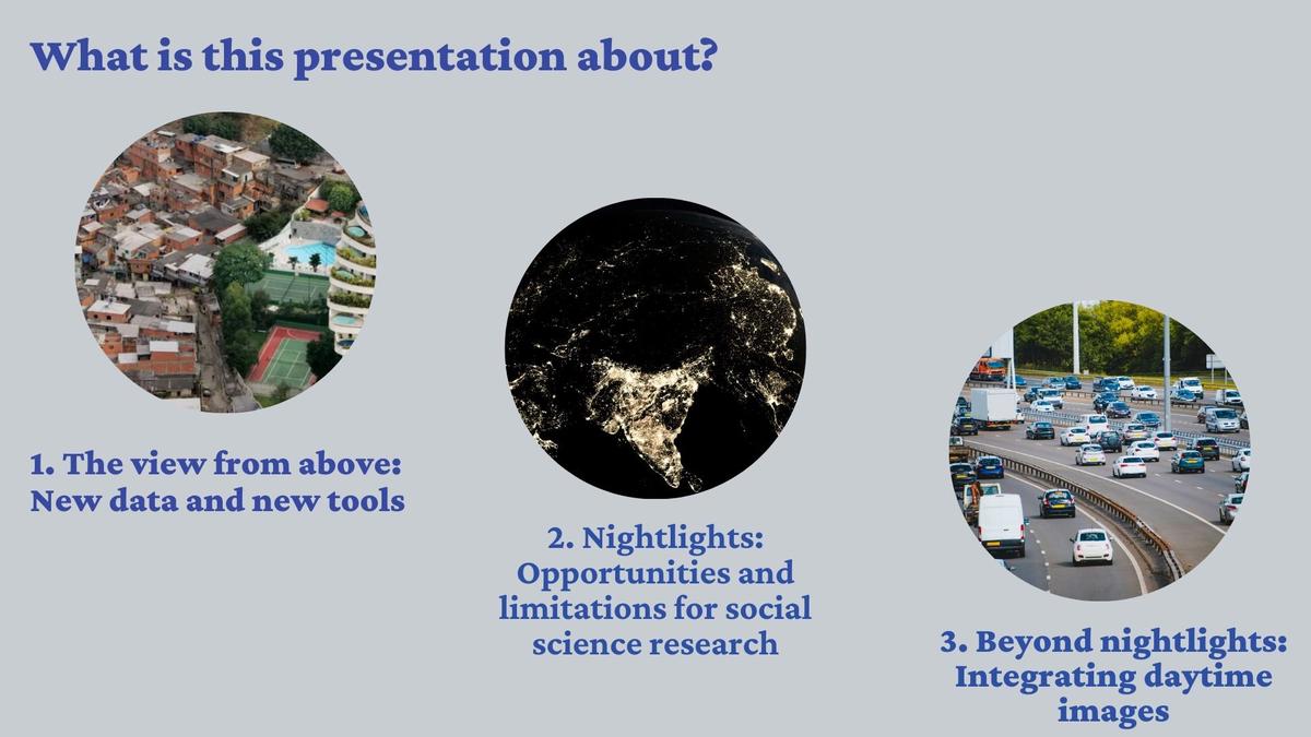 Monitorizar el desarrollo local desde el espacio