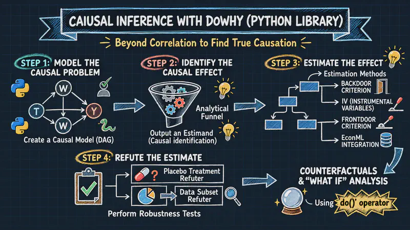 Introducción a la inferencia causal: el enfoque DoWhy con el conjunto de datos Lalonde