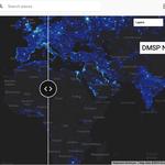 Space-time dynamics of nighttime lights: DMSP-extended data