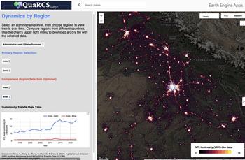 Regional dynamics of VIIRS-like nighttime lights 1992-2023