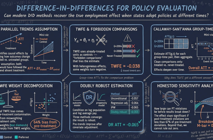 Difference-in-Differences for Policy Evaluation: A Tutorial using R