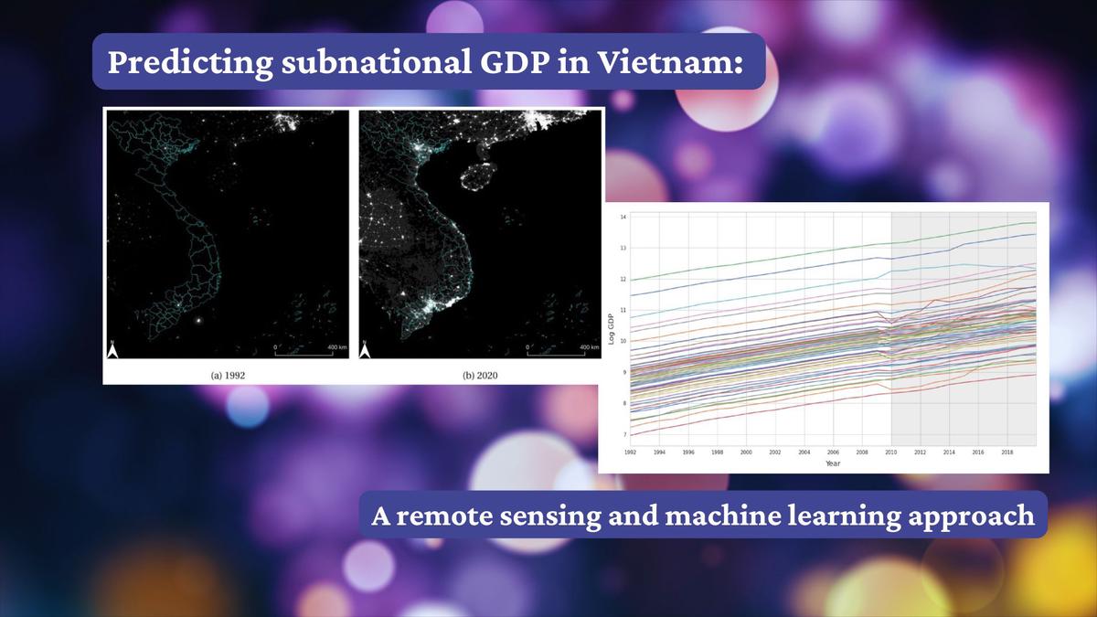 Predicting subnational GDP in Vietnam with remote sensing data: A machine learning approach