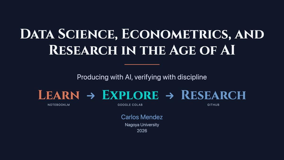Data Science, Econometrics, and Research in the Age of AI
