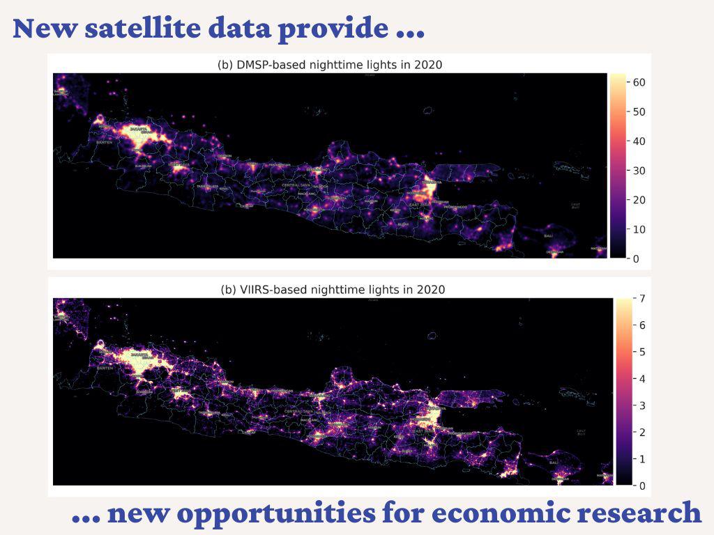 Regional luminosity and economic activity in Java