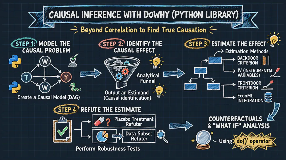 Introduction to Causal Inference: The DoWhy Approach with the Lalonde Dataset